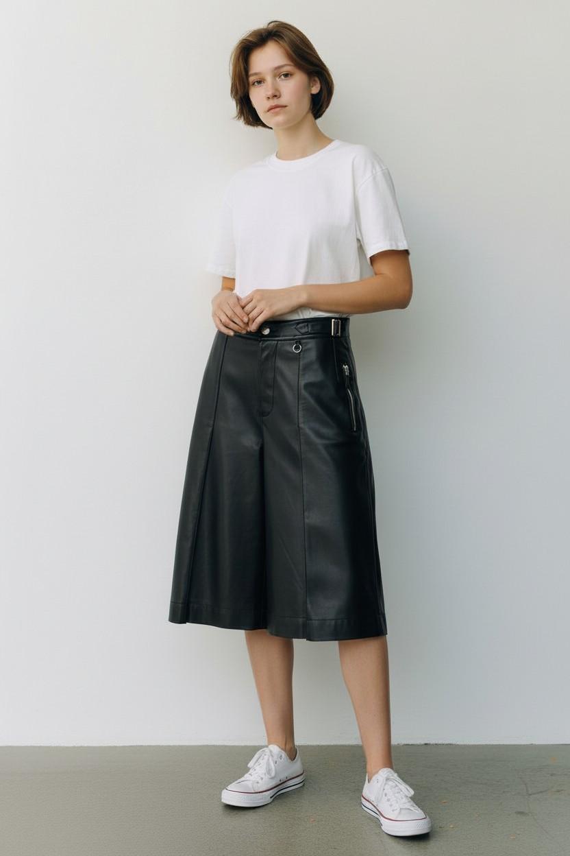 Ermanno Scervino Faux Leather Bermudas WCV30052025.32  Ermanno Scervino 