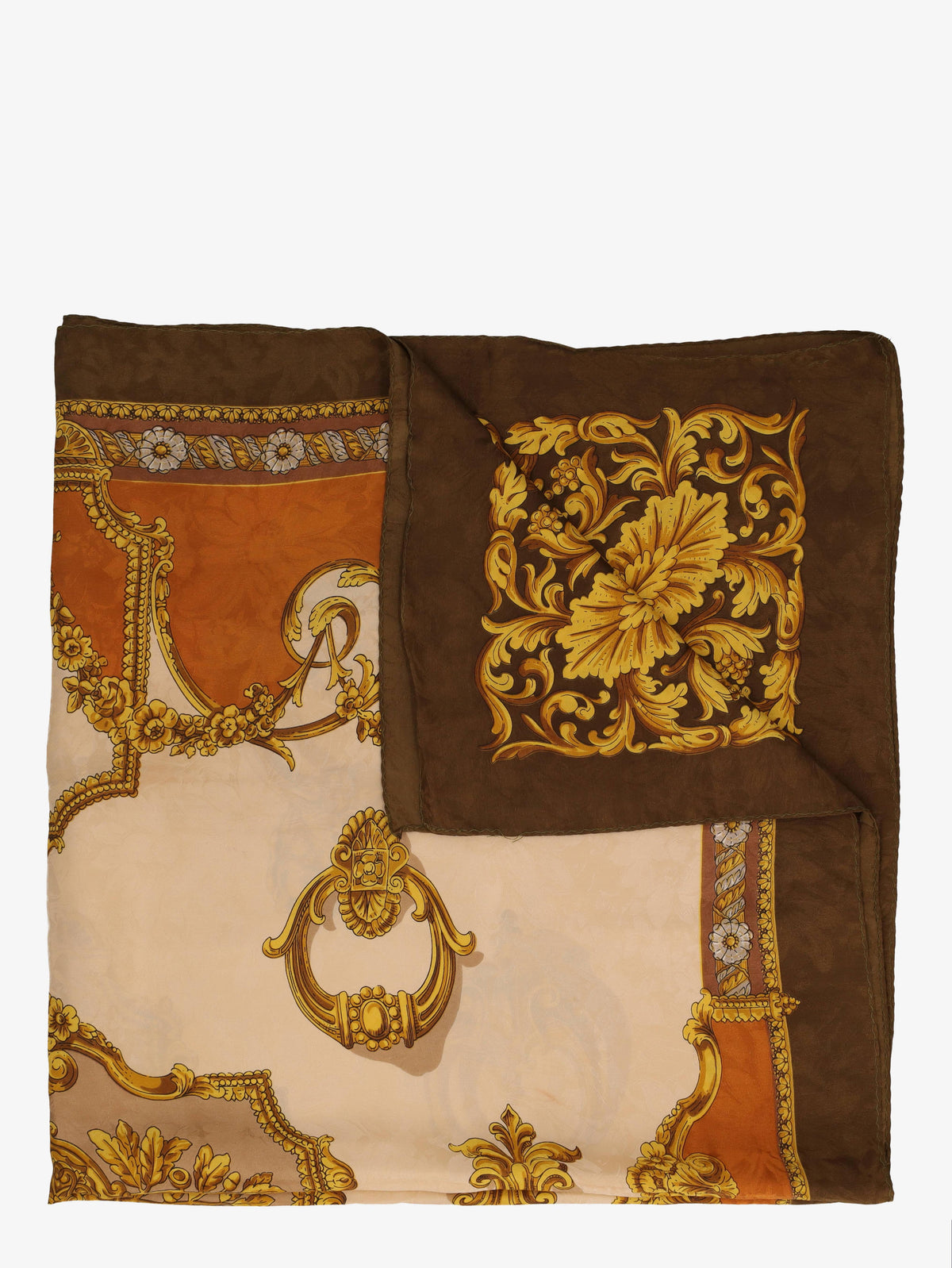Vintage Baroque Silk Foulard