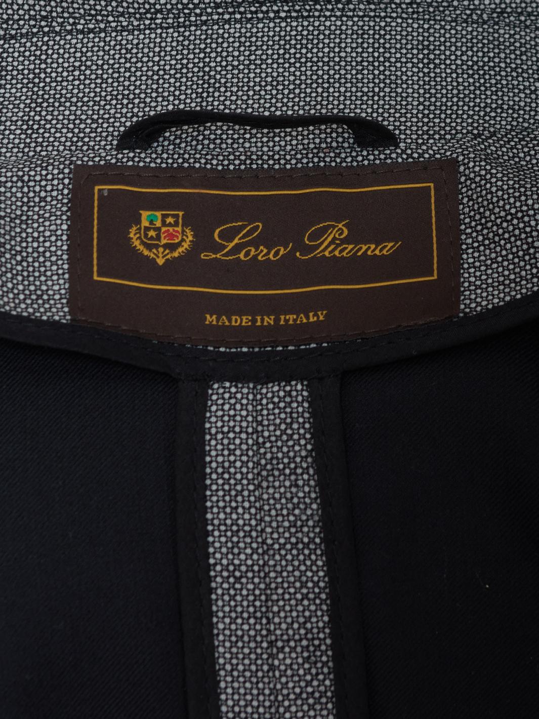 Loro Piana Grey Wool Blazer
