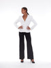 2010 black palazzo pants W22070503  Massimo 