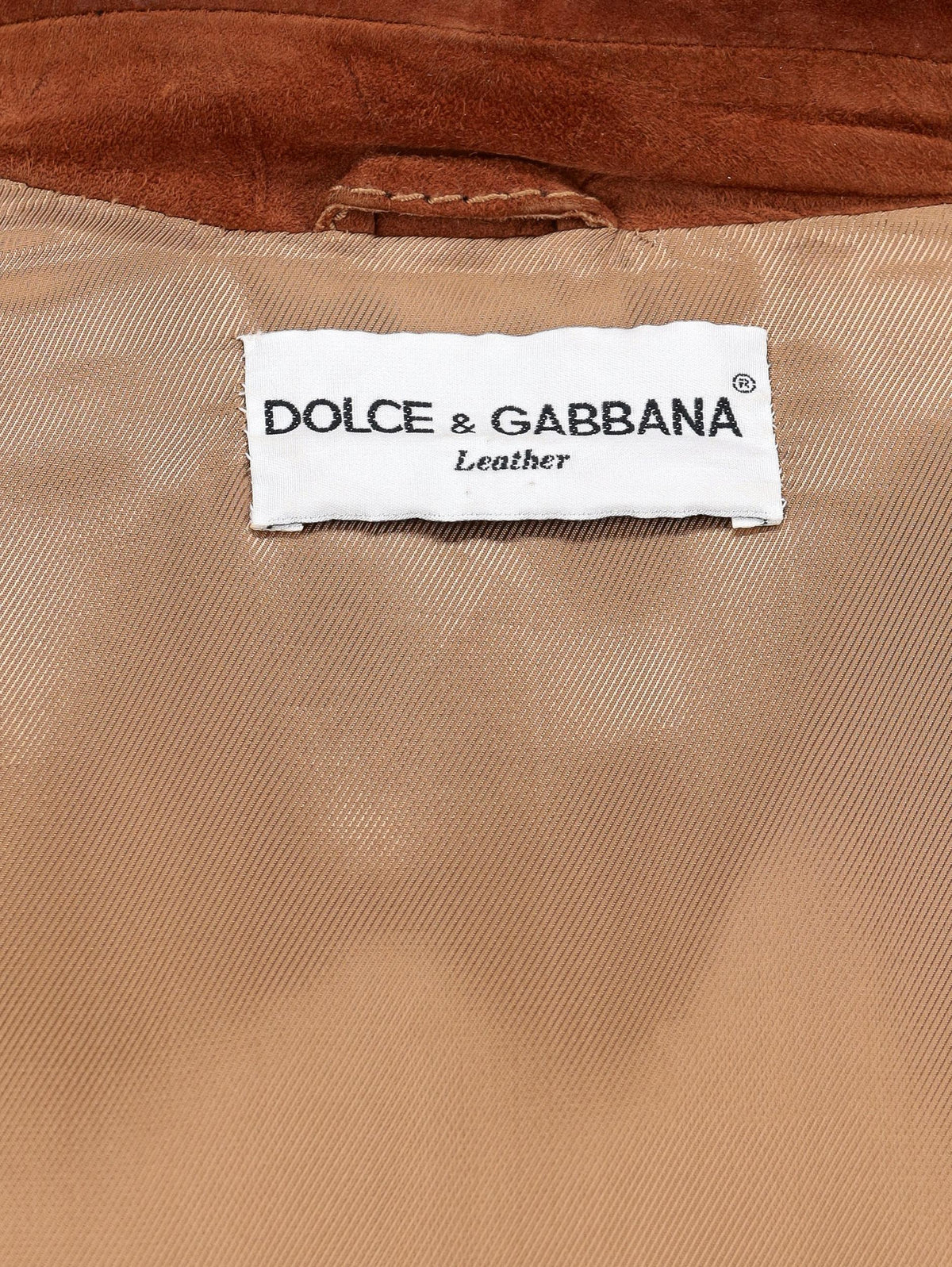 Dolce &amp; Gabbana 绒面革夹克