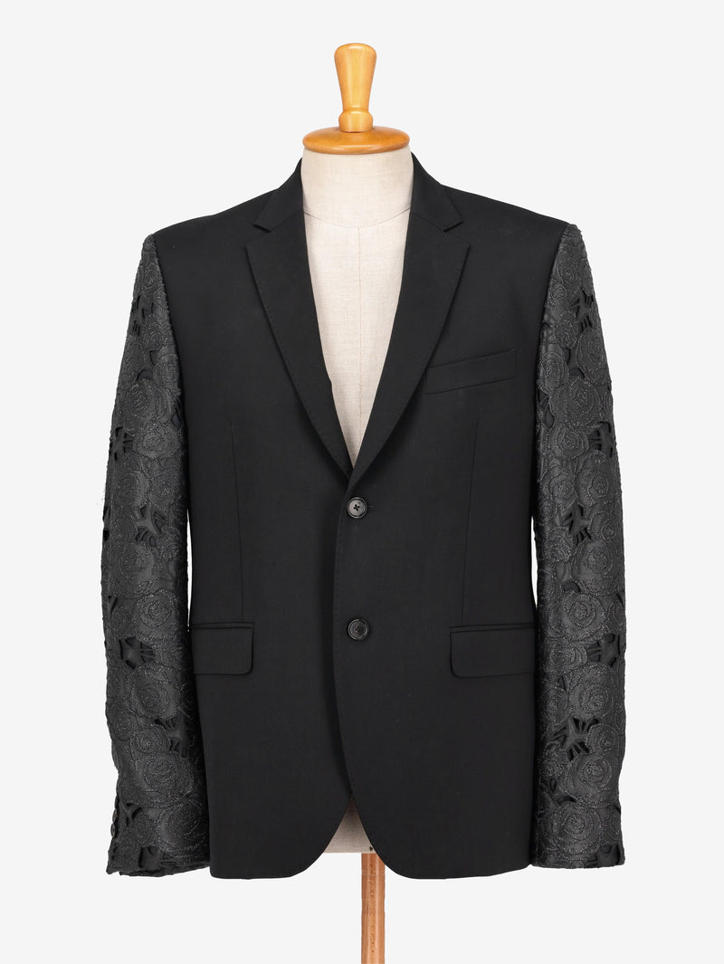 Richmond Leather Insert Blazer WCV250809.01  John Richmond 