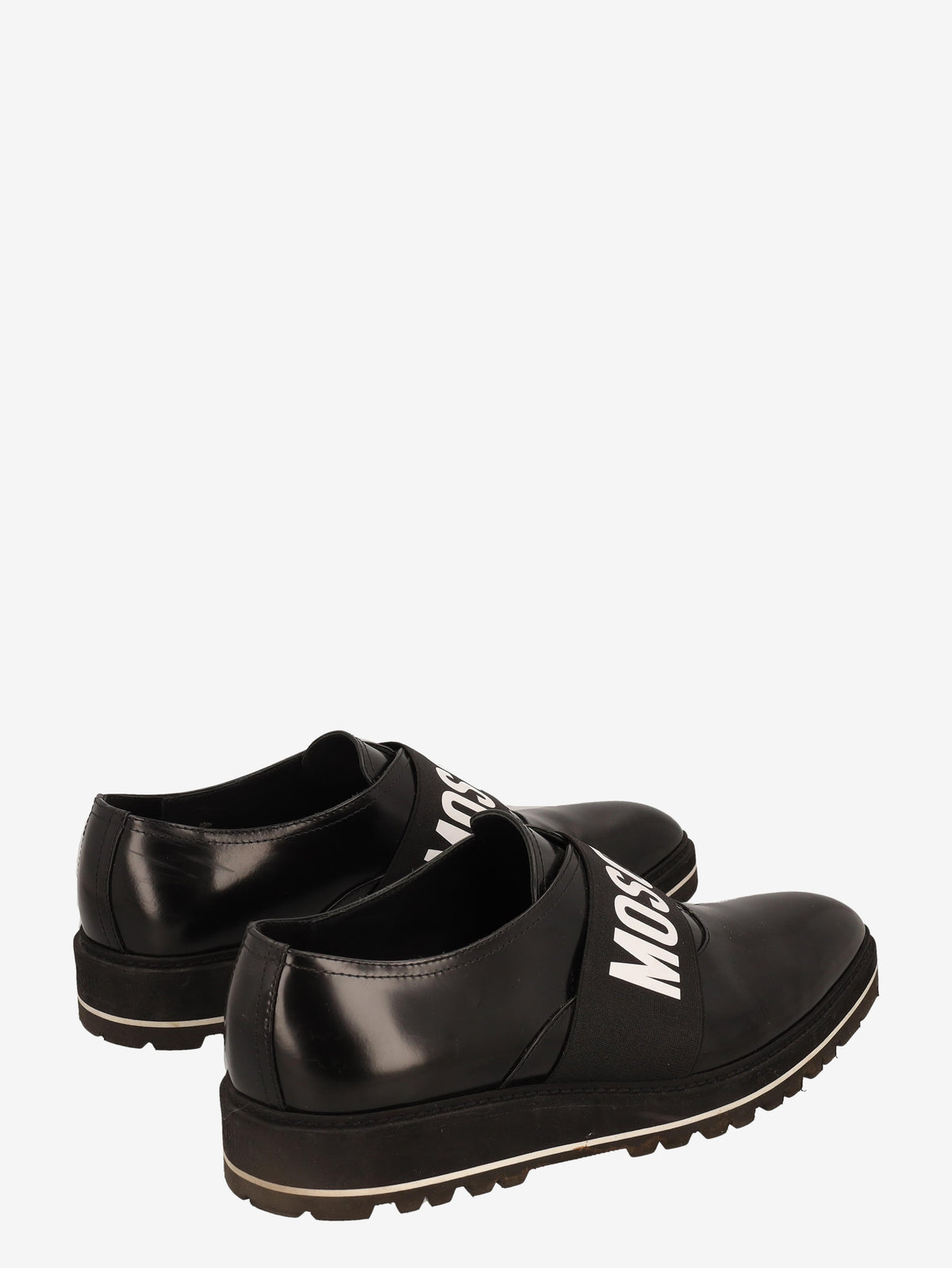 Moschino Men's Shoes in Black Patent Leather WCV250819.05  Moschino 