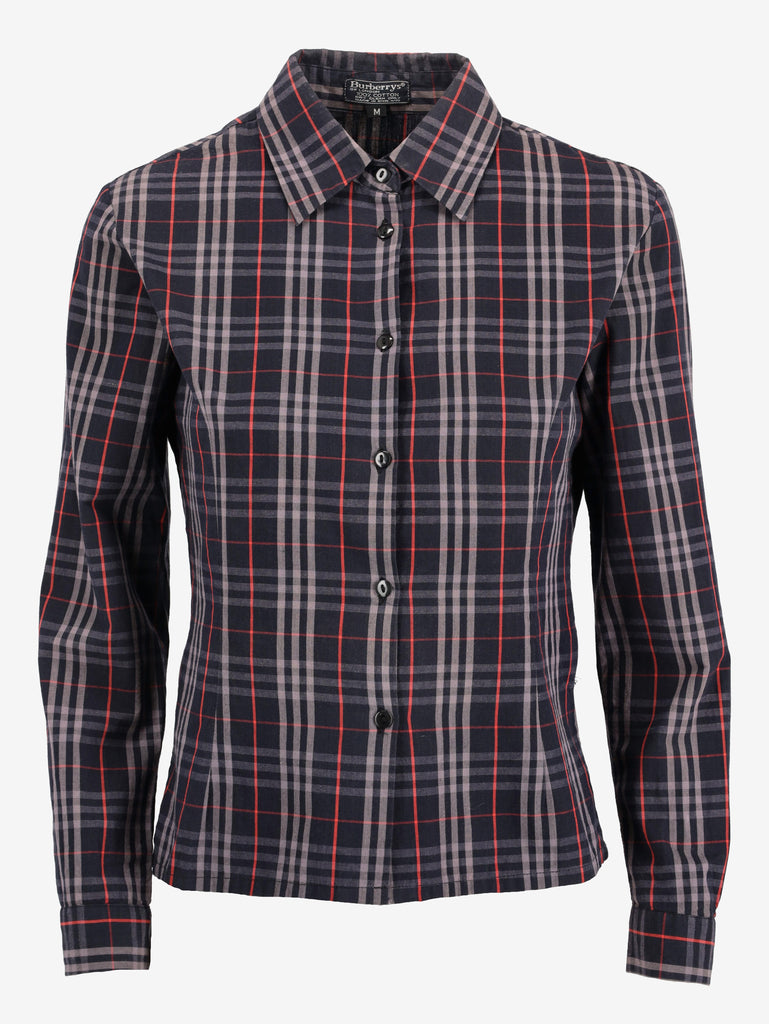 Burberry Blue Check Shirt W24121236  Burberry 