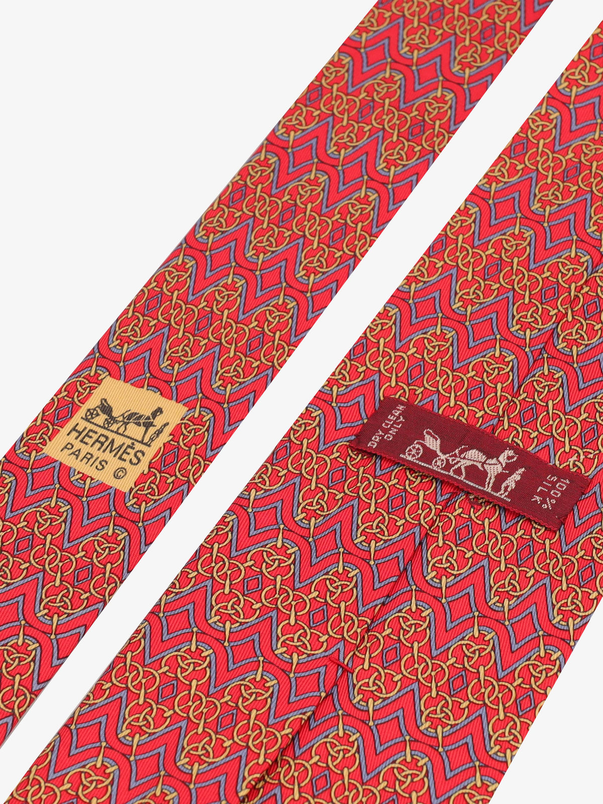 Hermès Patterned Tie 161225.26  Hermes 