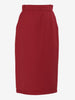 Gonna Gianni Versace in lana rossa