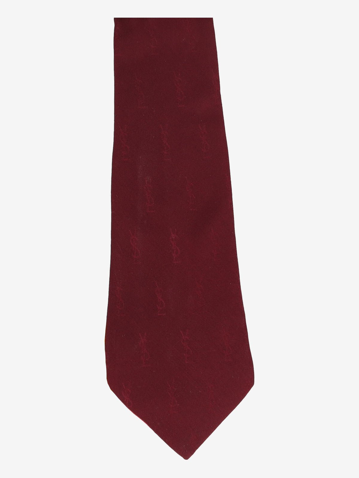 Yves Saint Laurent Logo Patterned Tie 161225.04  Yves Saint Laurent 