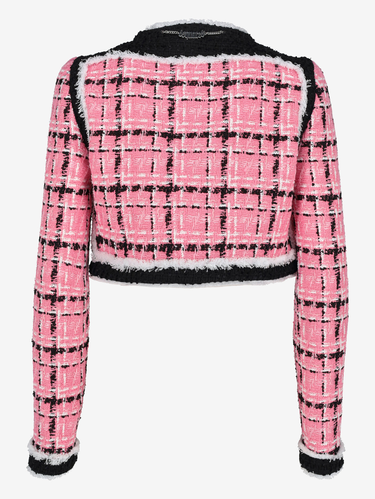 Dsquared2 Bouclé Cropped Long-Sleeve Blazer CVM26.23.29  Dsquared² 