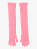 Prada Pink Wool Long Gloves