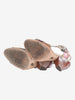 Sandalo Prada con tacco in legno patchwork