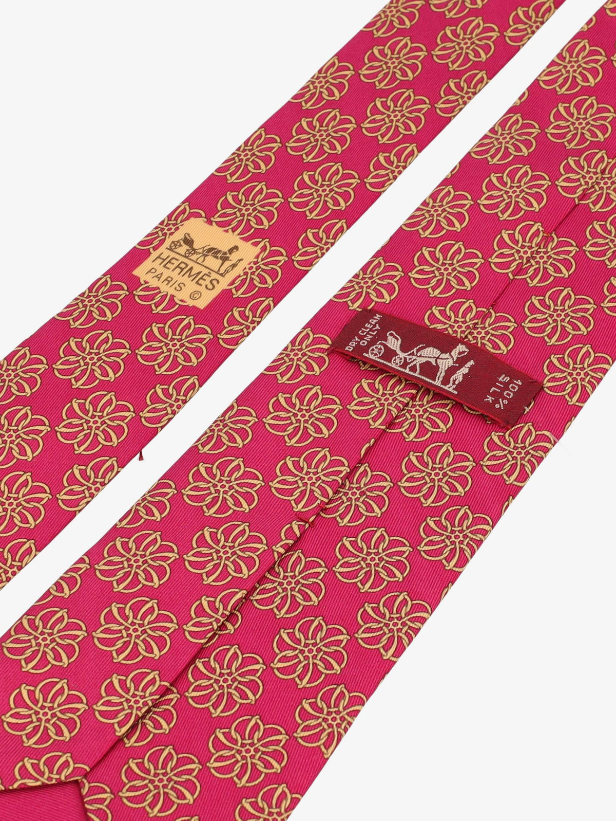 Hermès Flower Print Tie 161225.22  Hermes 