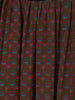 1970s Yves Saint Laurent in brwn silk with puffed sleeves