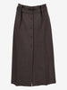 Fendi Wool Blend Long Skirt with Logo Belt CVM26.1.10  Fendi 