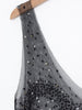 Y2K Krizia sheer black sleeveless top with beads and sequins W22052005  Vintage 