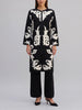 Vintage Wool-Blend Floral Motif Cardigan with Gem Embellishments CVM26.22.16  Vintage 