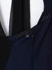 2020 Alessandro dell'Acqua dark blue chiffon dress CVM19.1  Alessandro Dell'Acqua 