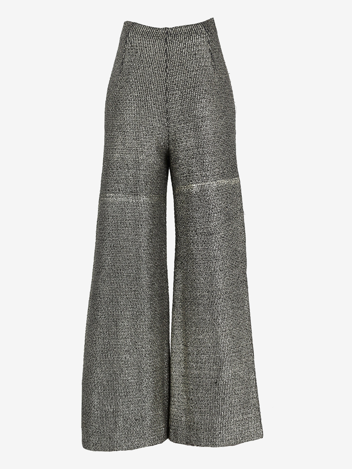 Gianfranco Ferré Silver Kntitted Trousers W2511.41  Gianfranco Ferré 
