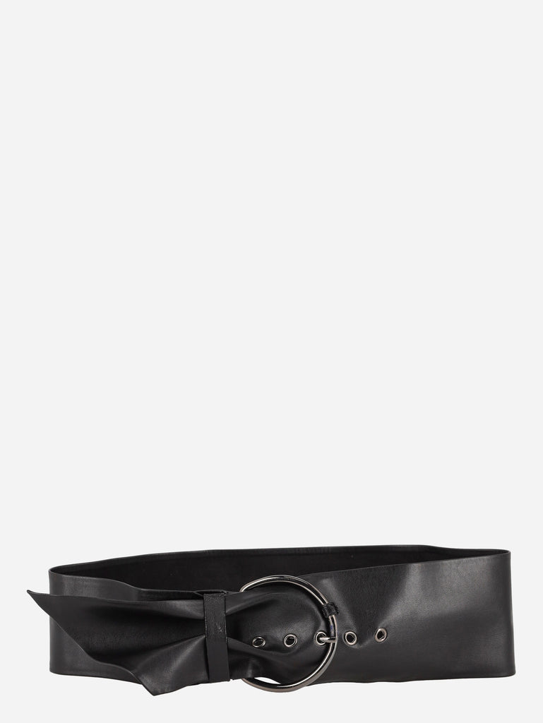 Vintage Black Maxi Belt