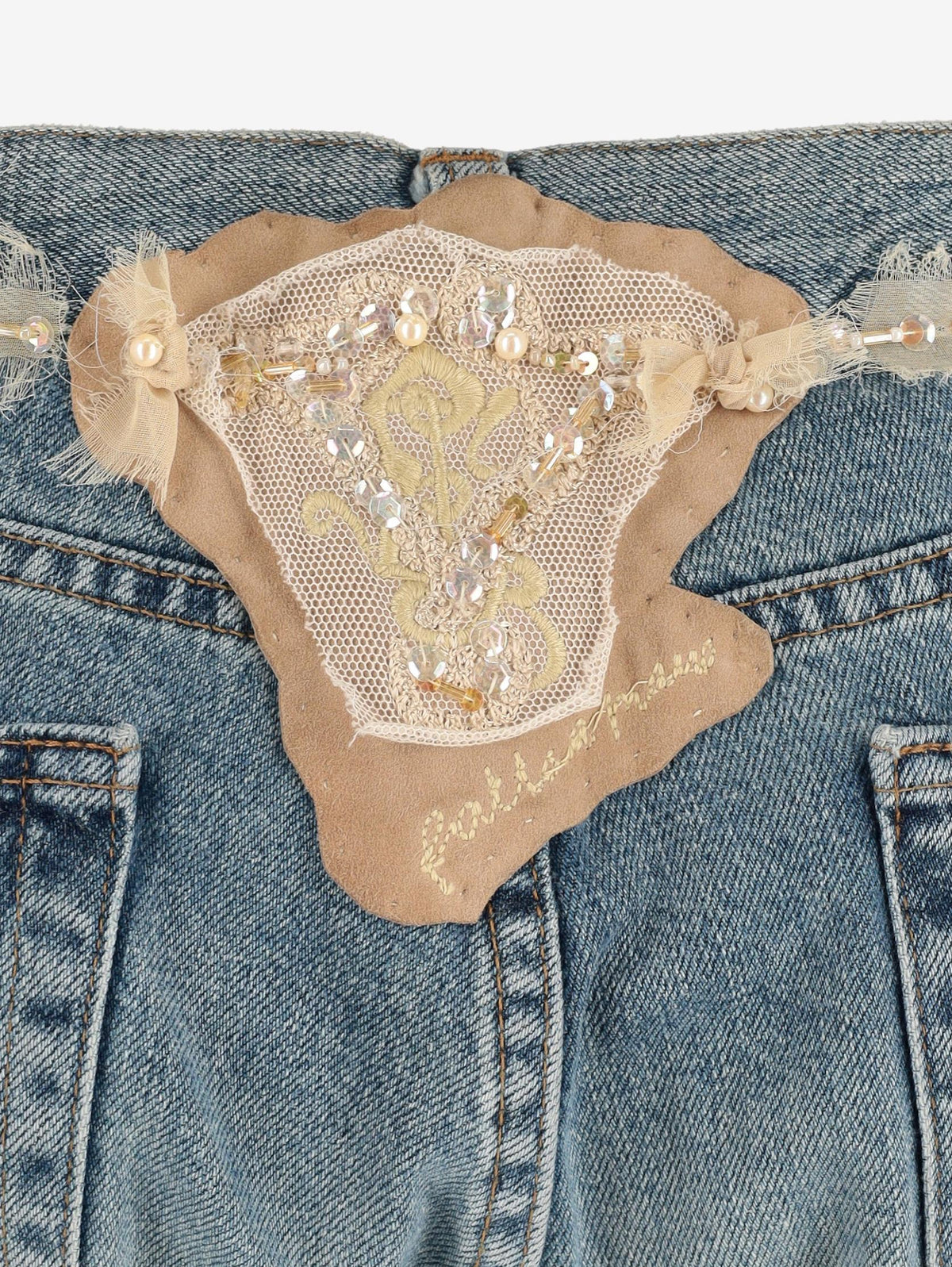 Voyage Customized Jeans With Tulle W2511.46  Voyage 