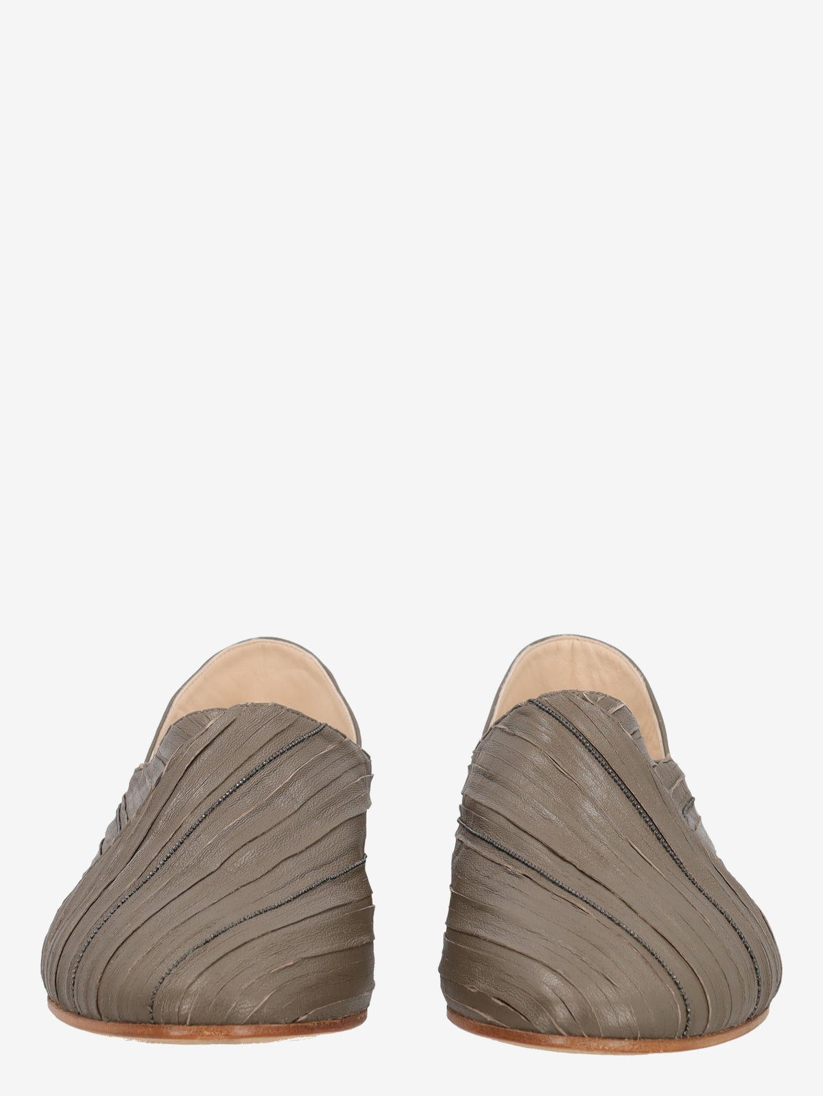 Fabiana Filippi Leather Loafer WCV2410108  Fabiana Filippi 