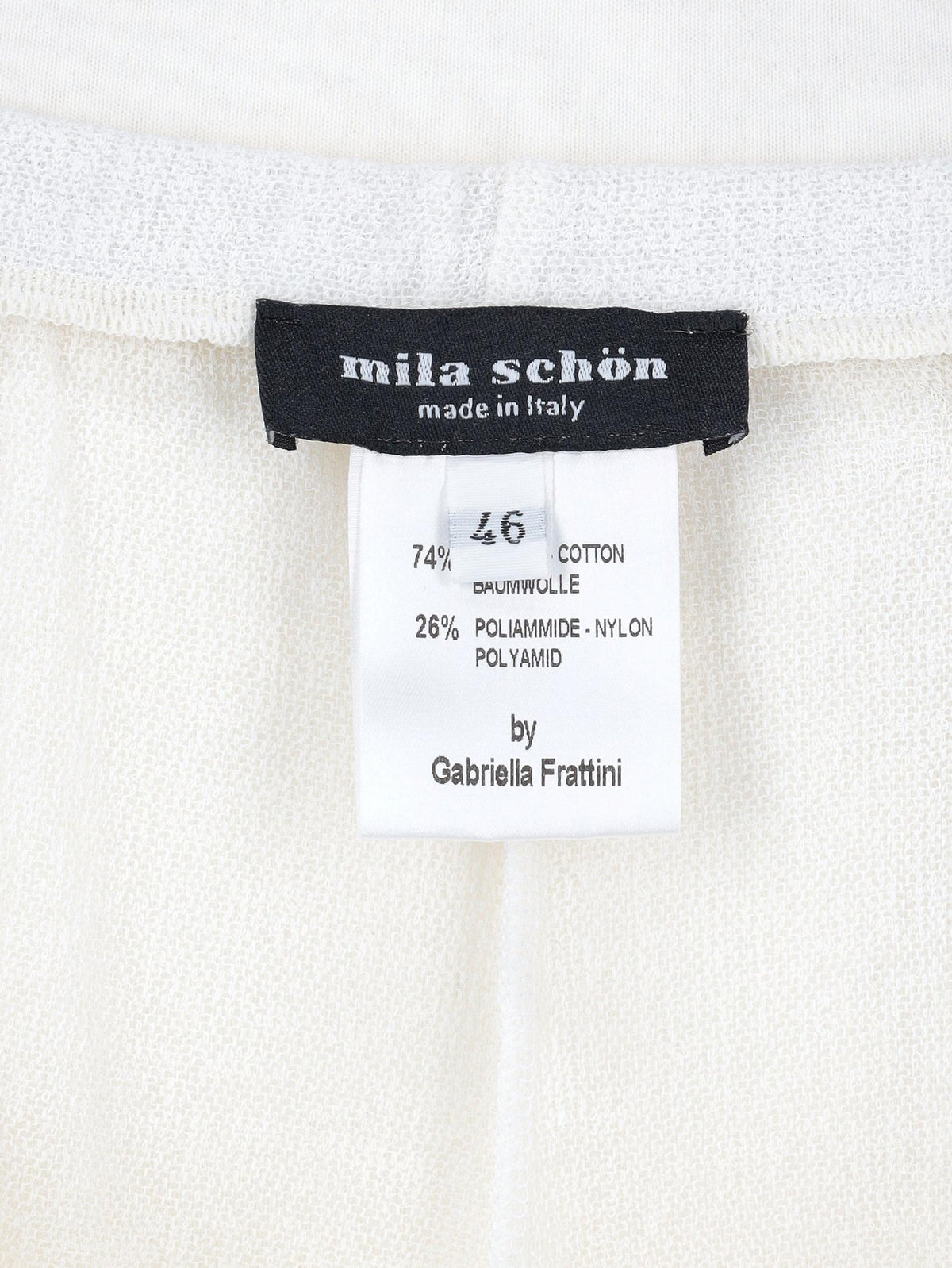 Mila Schön White Suit WCV241010386  Mila Schon 