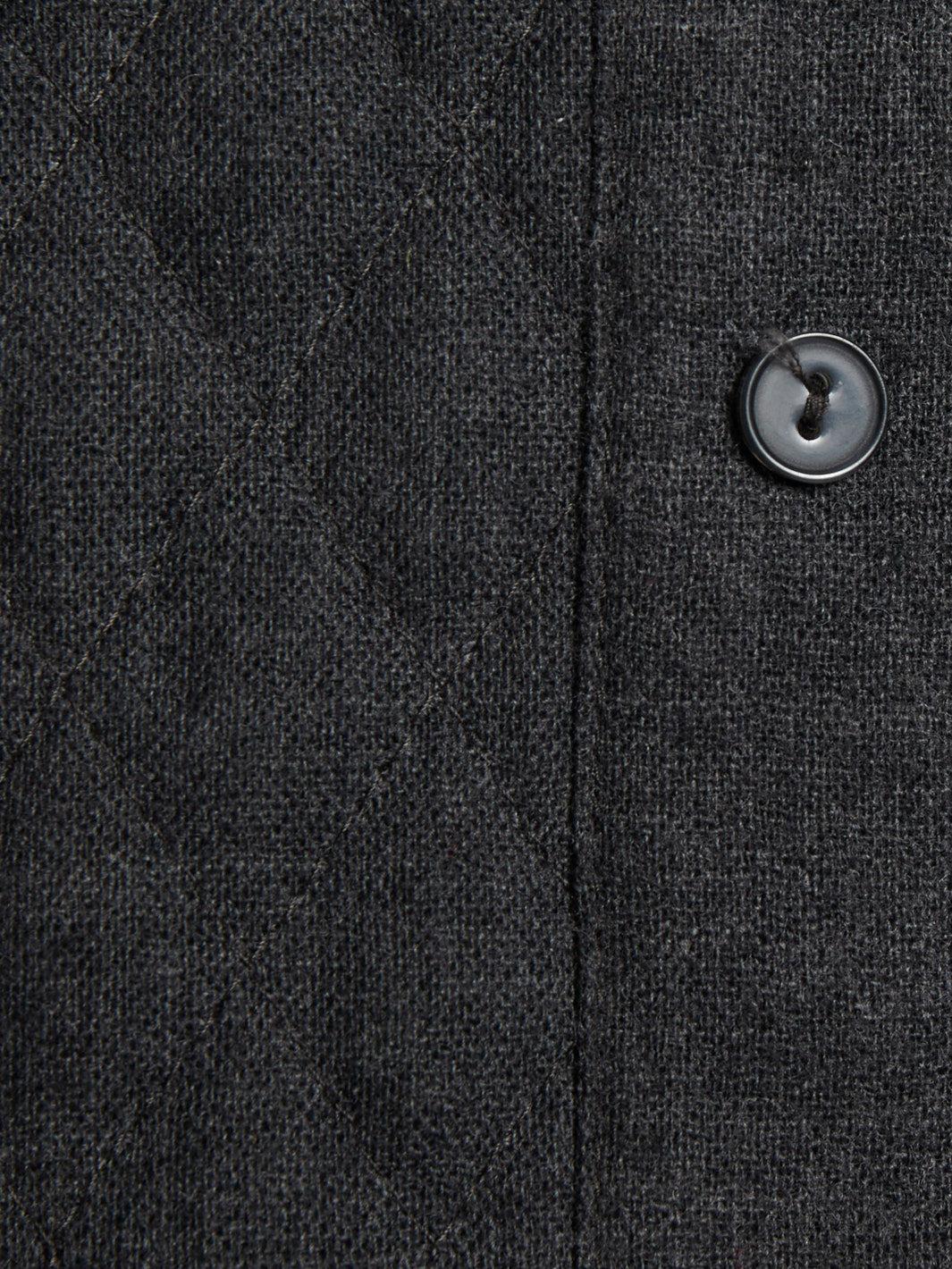 2010 dark grey Cos jacket  in quilted wool blend W22032303  Cos 