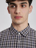Aquascutum 1990s long-sleeved cotton plaid shirt W22032403  Aquascutum 