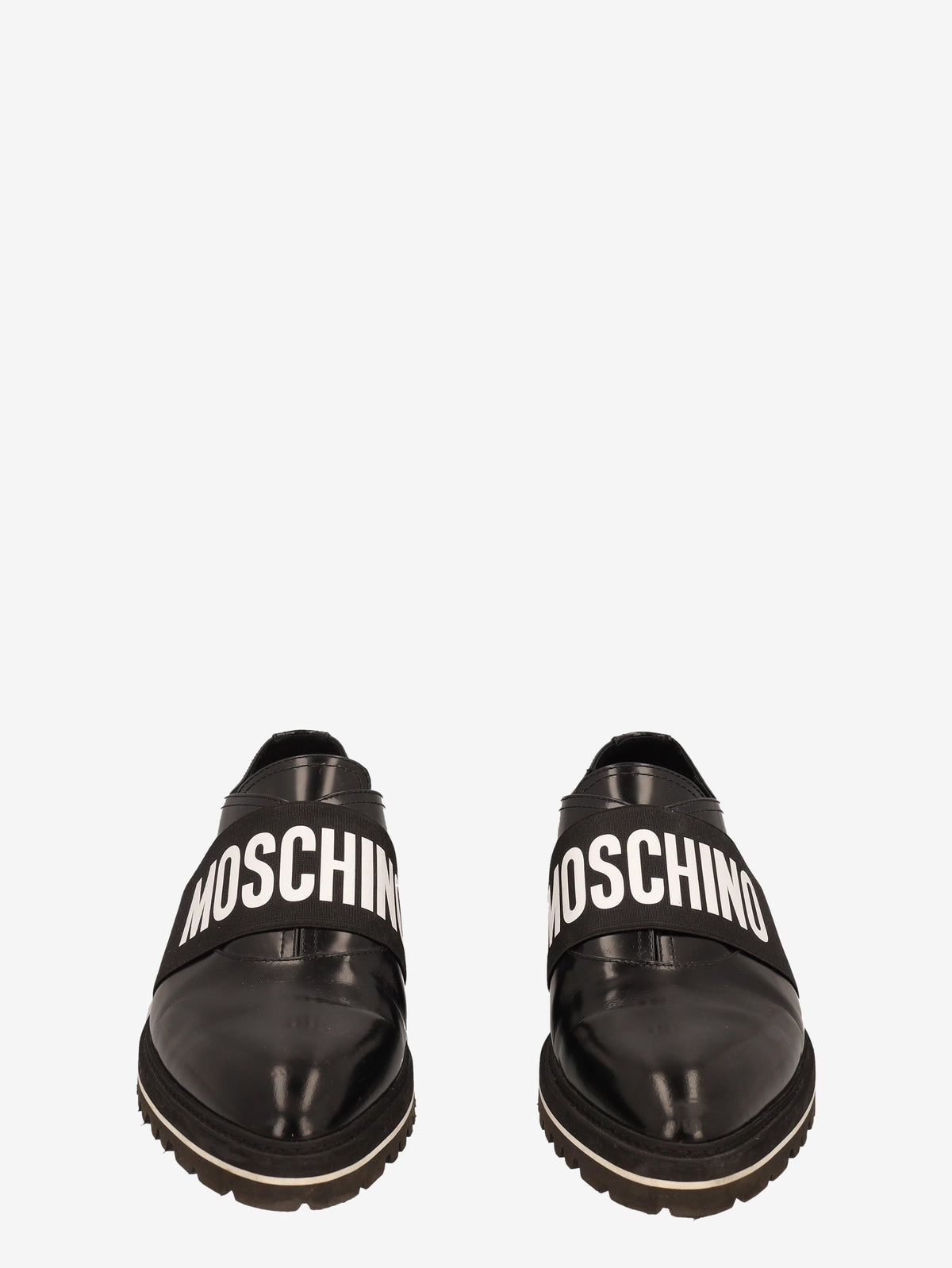 Moschino Men's Shoes in Black Patent Leather WCV250819.05  Moschino 
