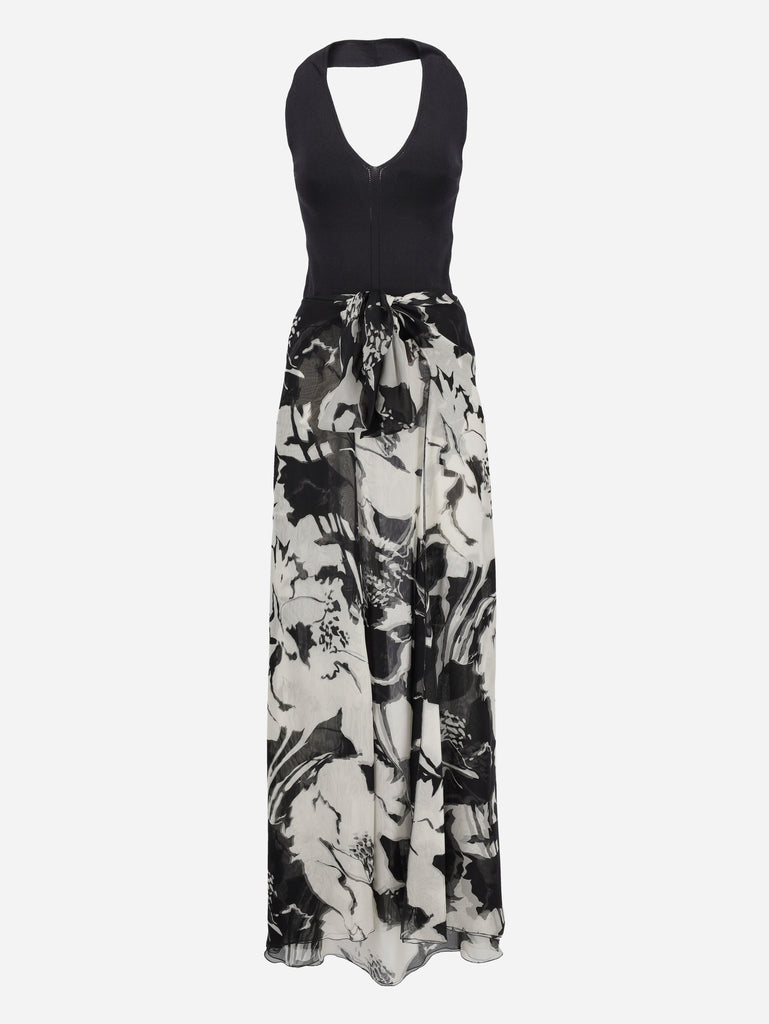 Gonna e top in seta Valentino