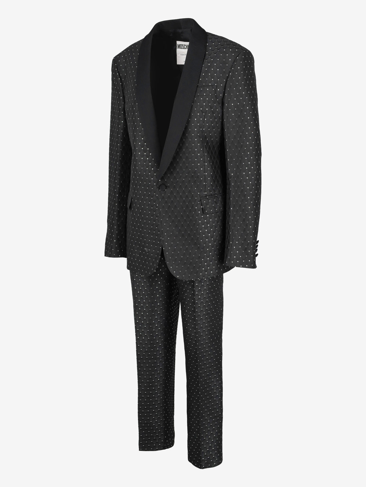 Moschino Black And Silver Suit WCV250841  Moschino 