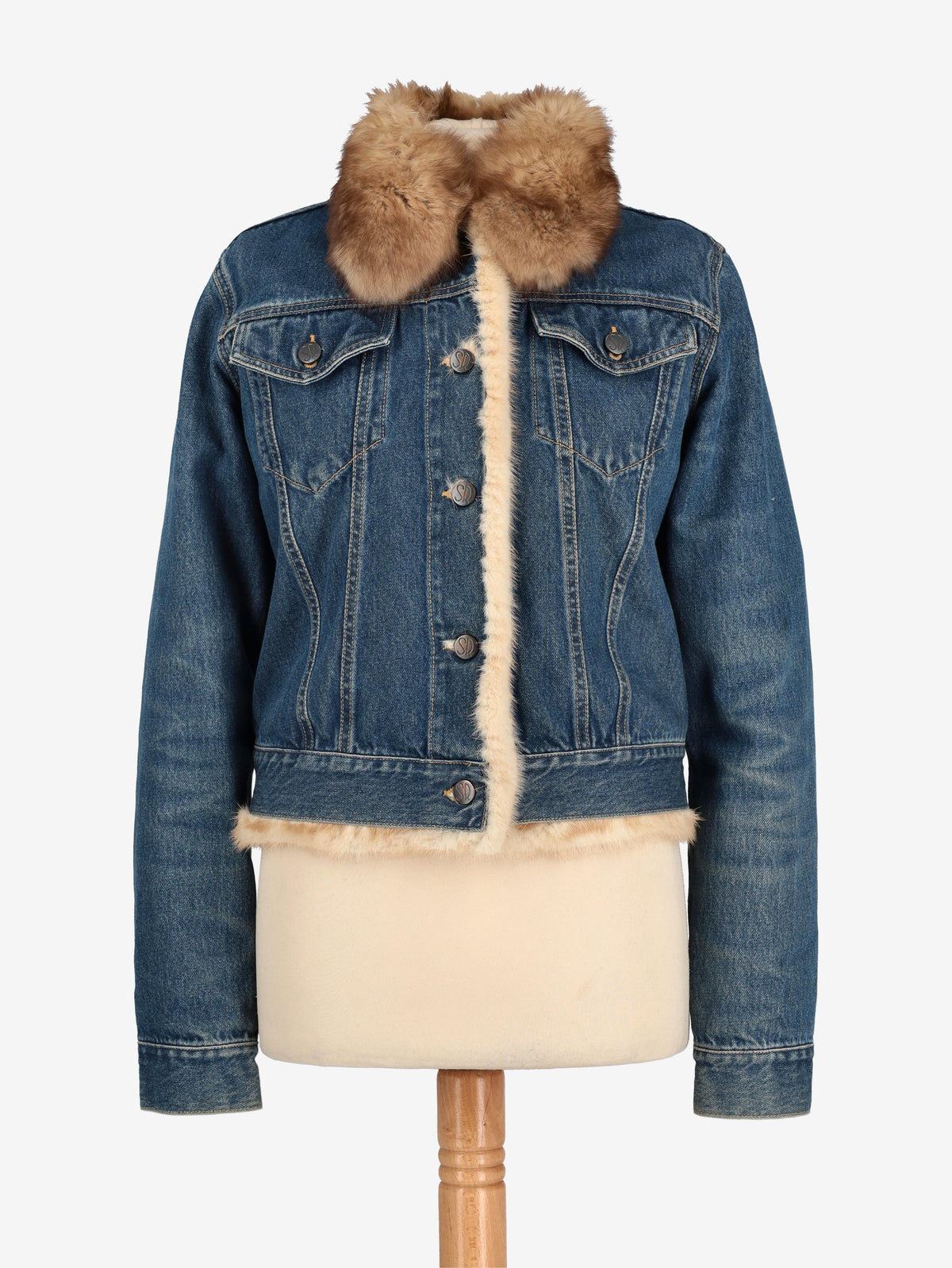 Simonetta Ravizza Jeans Jacket With Fur WCV161224_89  Simonetta Ravizza 