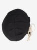 Vintage Black Silk Cloche Hat with Floral Detail M1401171  Vintage 
