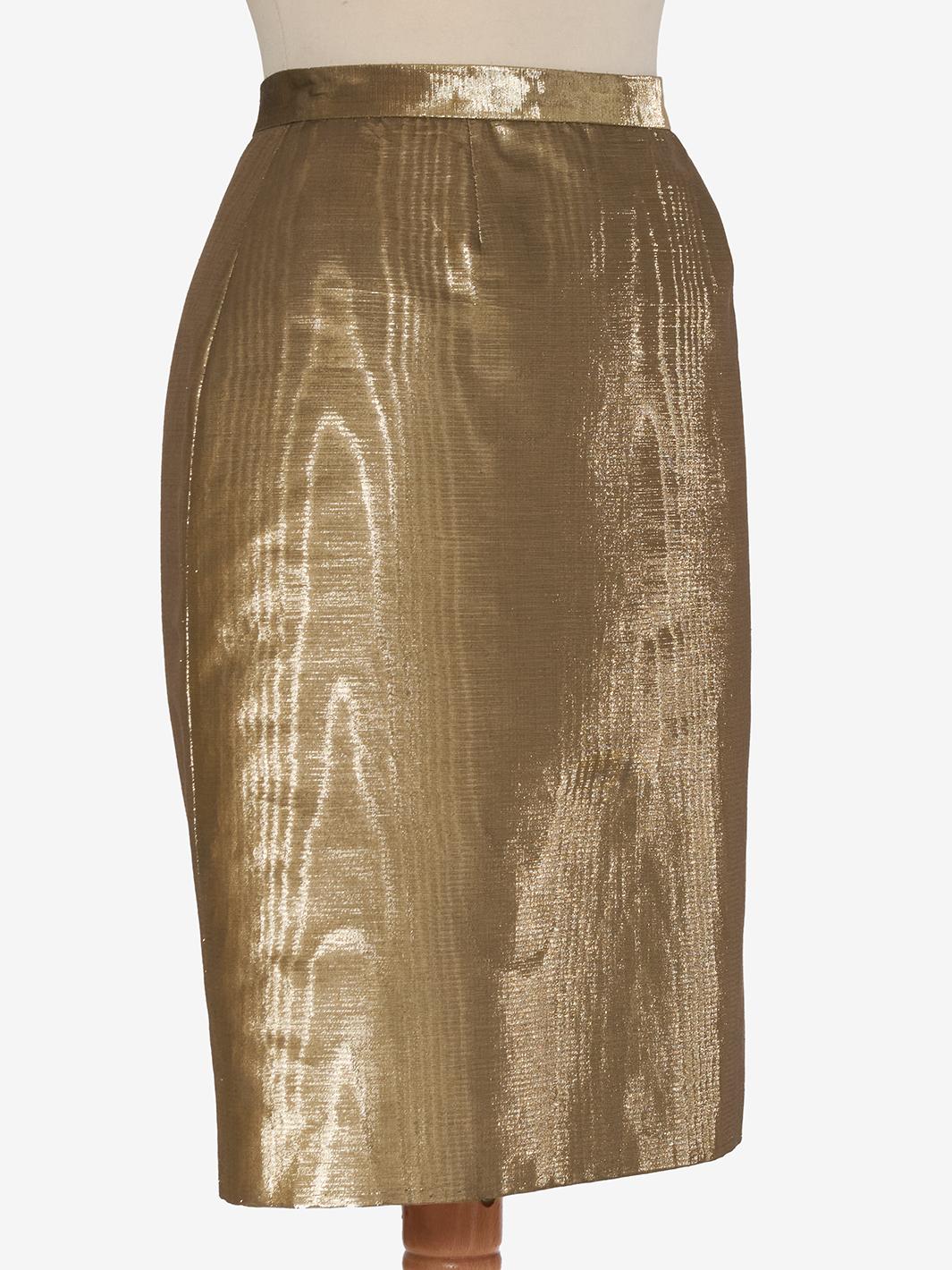 Juanita Sabbadini Gold Lurex Tailleur