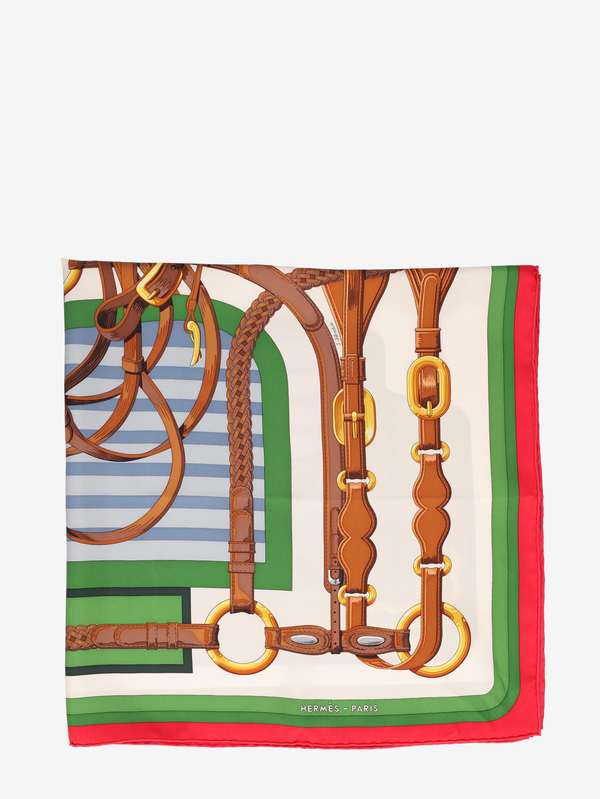 Hermès ""Coaching"" Foulard W150126.1  Hermès 