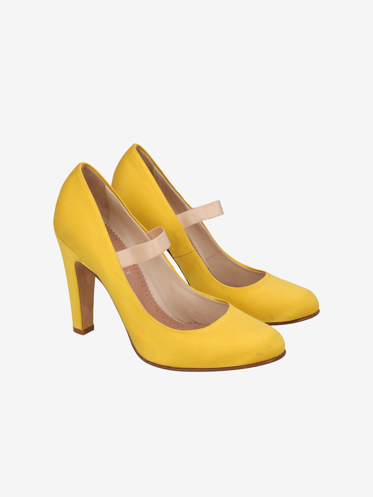Twinset Yellow Ballerina Pumps W22050306  Twinset 
