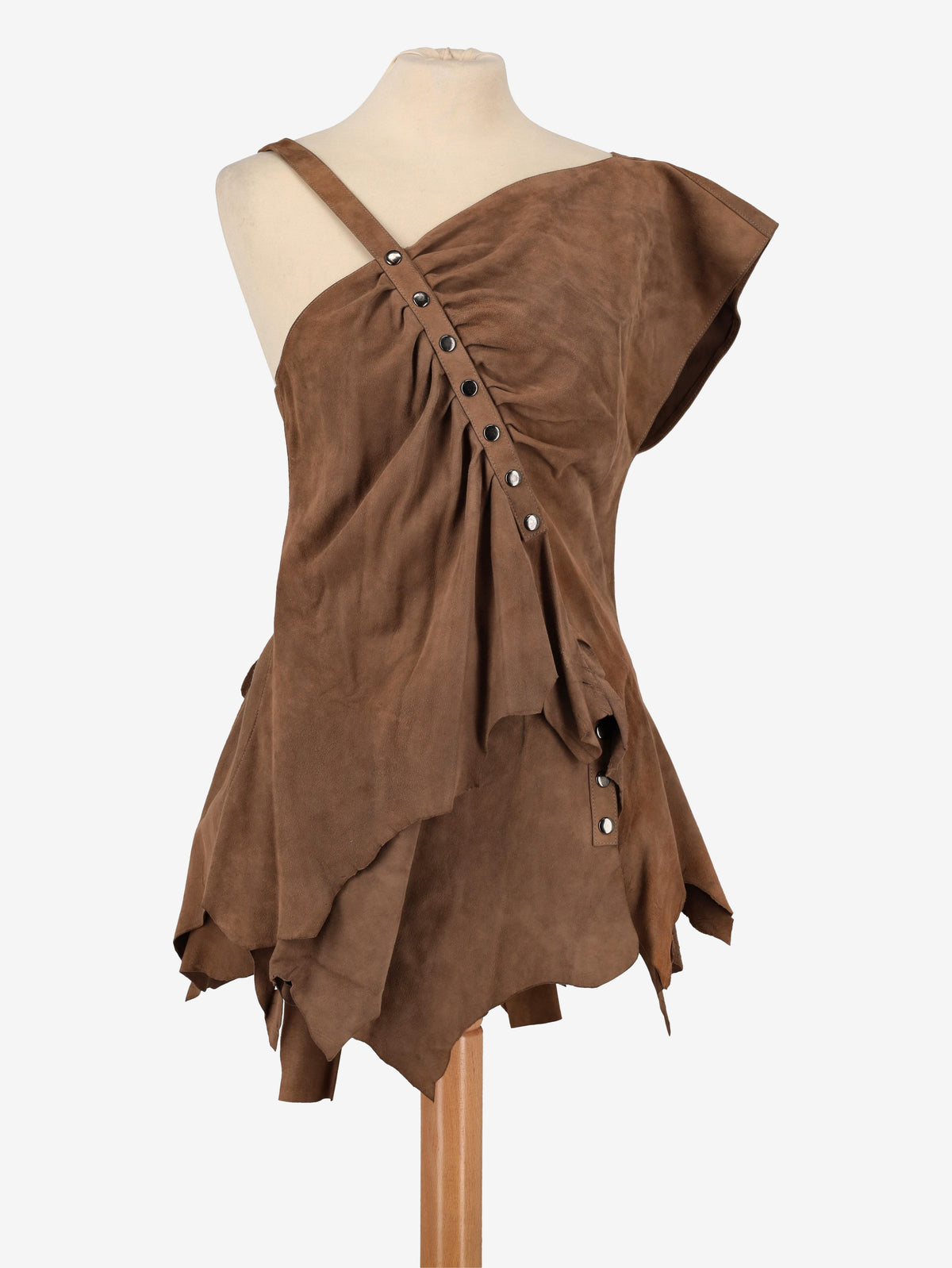 Issey Miyake Brown Suede Set DM10043112  Issey Miyake 