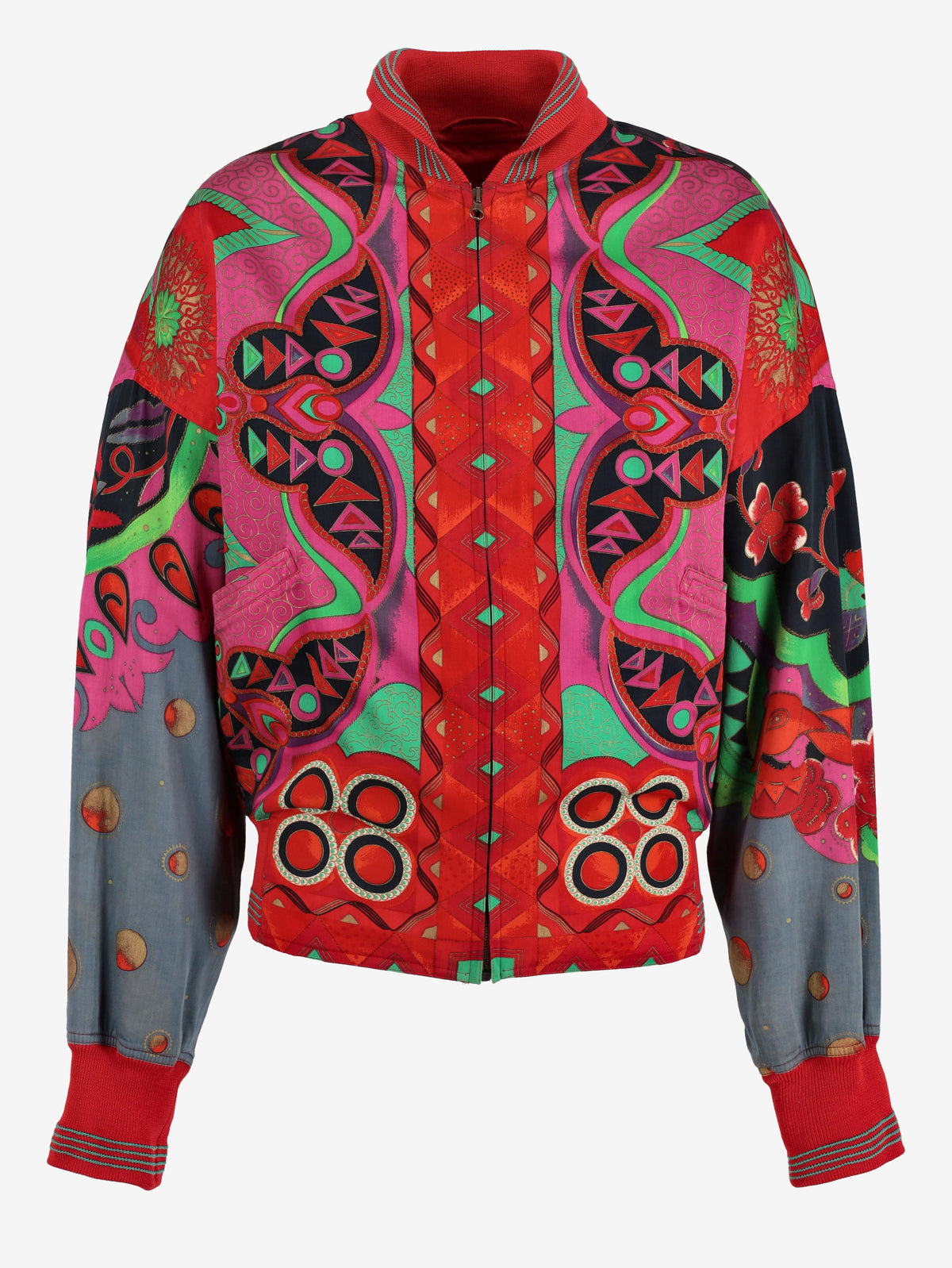Bomber con fantasia Gianni Versace