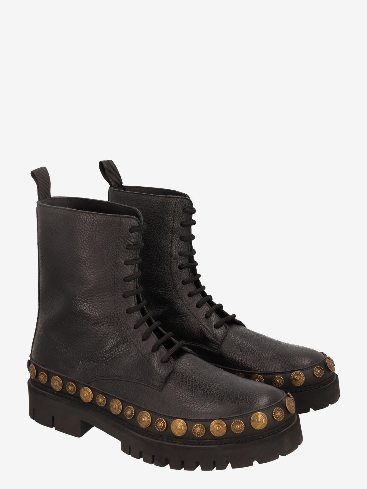 Moschino Studded Leather Boots WCV250821.03  Moschino 