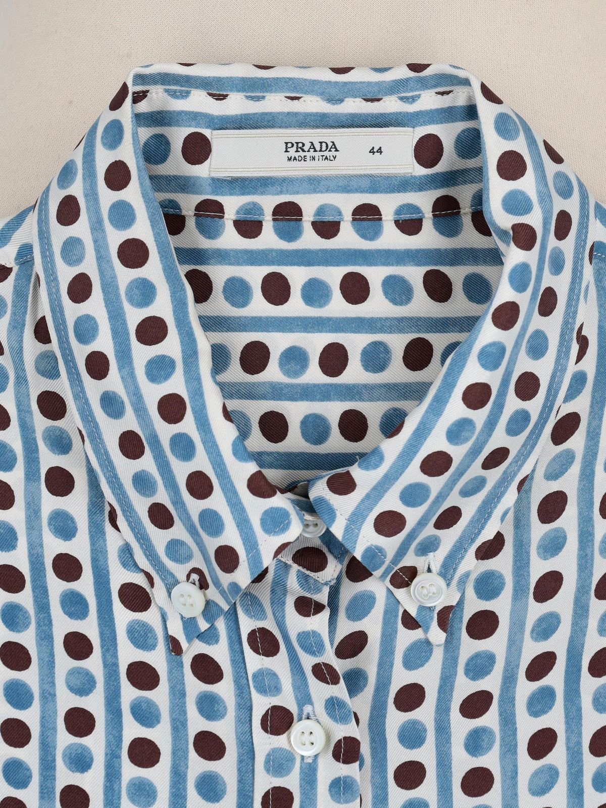 Prada Short Sleeved Geometric Shirt W02122025.2  Prada 