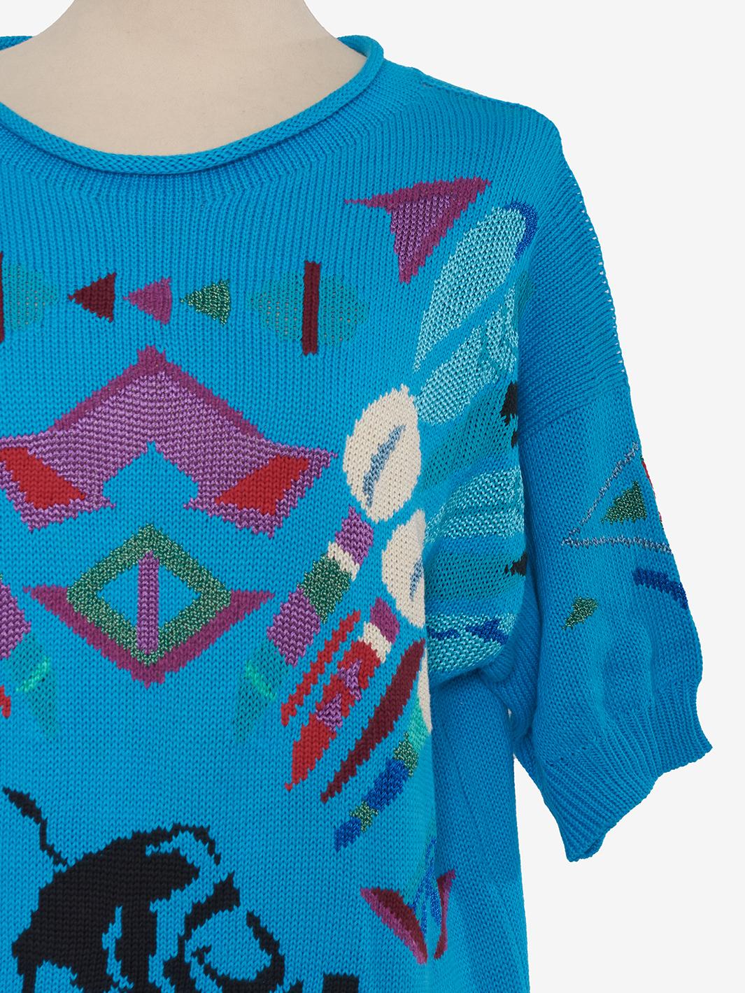 T-shirt Krizia in cotone multicolore