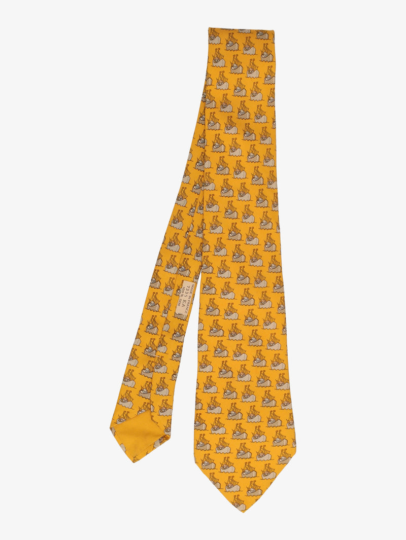 Hermès Boat Print Tie W16062025.2  Hermès 