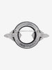 Kenneth Jay Lane Black Decò Circle Brooch CVR24.1.139  Kenneth Jay Lane 