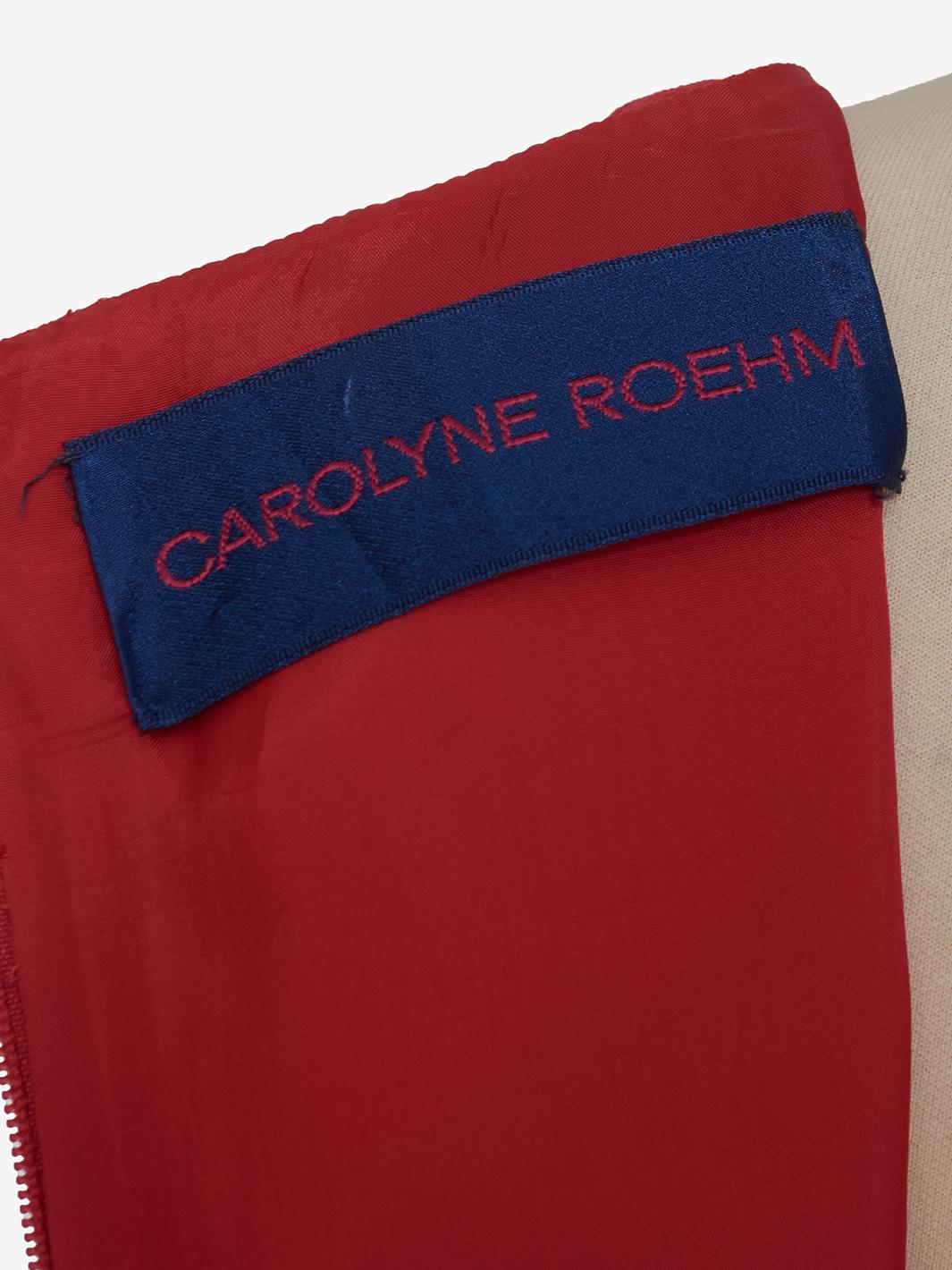 Carolyne Roehm sheath dress with sleeveless pockets - 90s AR089  Carolyne Roehm 