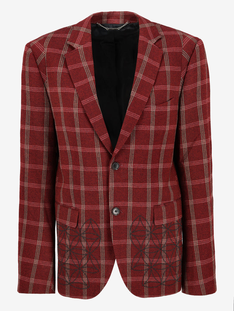 Richmond Checked Blazer WCV250809.04  John Richmond 