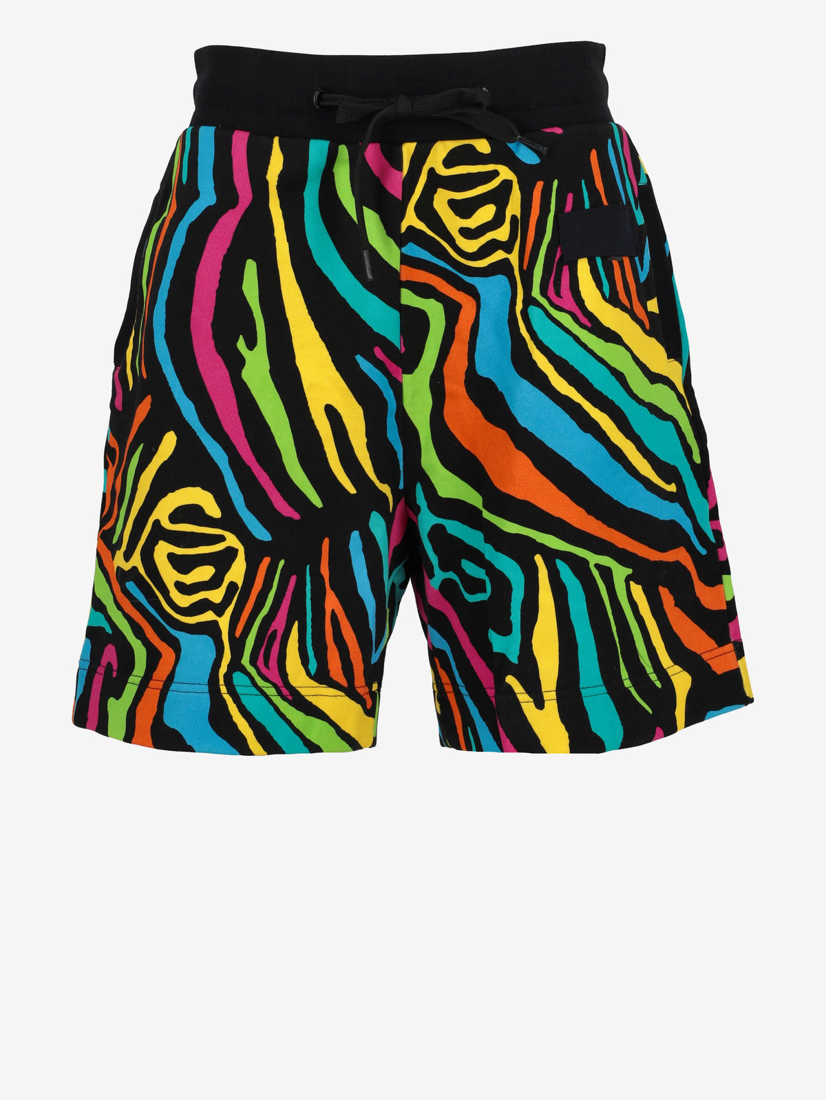 Moschino Fluo Zebra Print Shorts WCV250817.01  Moschino 