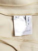 Y2K Balenciaga 米色风衣，带有对比色缝线。