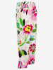 Pantaloni Gucci con motivo floreale - anni '90