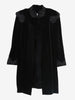 Vicky Tiel Black Velvet Coat