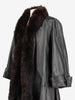 Vintage Leather Trench Coat W24121245  Vintage 