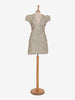 Krizia Grey leather mini dress CVB22.125.3  Krizia 